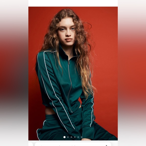H&M Green Track Top - Picture 6 of 9